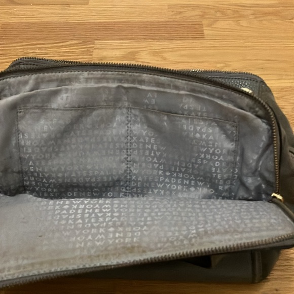 Kate Spade Leather-Suede Gray Handbag - Picture 7 of 16